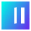 Align Two Right Square Icon from Sharp Gradient Set