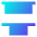 Distribute Top Icon from Sharp Gradient Set