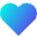 Heart Icon from Sharp Gradient Set