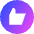 Like Circle Icon from Sharp Gradient Set