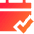 Calendar Check Icon from Sharp Gradient Set
