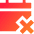 Calendar Disable Icon from Sharp Gradient Set