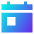 Calendar Event Icon from Sharp Gradient Set