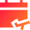 Calendar Flight Icon from Sharp Gradient Set