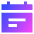 Calendar Note Icon from Sharp Gradient Set