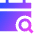 Calendar Search Icon from Sharp Gradient Set