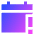 Calendar Warning Icon from Sharp Gradient Set
