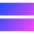 Rectangle Split Half Horizontal Icon from Sharp Gradient Set