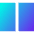 Rectangle Split Half Vertical Icon from Sharp Gradient Set