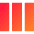 Rectangle Split Thirds Icon from Sharp Gradient Set