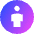 Attribution Icon from Sharp Gradient Set