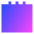 Blank Notepad Icon from Sharp Gradient Set