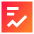 Content Statistic Icon from Sharp Gradient Set