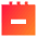 Notepad Subtract Icon from Sharp Gradient Set