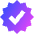 Warranty Badge Highlight Icon from Sharp Gradient Set