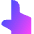 Hand Cursor Icon from Sharp Gradient Set