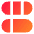 Dashboard Horizontal Pills 6 Icon from Sharp Gradient Set