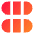 Dashboard Horizontal Pills Thirds Icon from Sharp Gradient Set