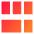 Dashboard Horizontal Rectangle 4 Icon from Sharp Gradient Set