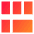 Dashboard Horizontal Rectangle 6 Icon from Sharp Gradient Set