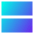 Dashboard Horizontal Rectangle Icon from Sharp Gradient Set