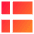 Dashboard Horizontal Rectangle Split Left Icon from Sharp Gradient Set