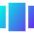 Carousel Horizontal Icon from Sharp Gradient Set