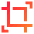Expand Crop Resize Icon from Sharp Gradient Set