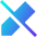 Pencil Slash Icon from Sharp Gradient Set