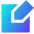 Pencil Square Icon from Sharp Gradient Set
