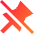Pin 1 Disabled Icon from Sharp Gradient Set