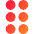 Reorder Dots Vertical Icon from Sharp Gradient Set