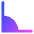 Rotate Angle 90 Icon from Sharp Gradient Set