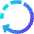 Rotate Right 2 Icon from Sharp Gradient Set