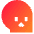 Skull 2 Icon from Sharp Gradient Set