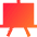 White Board Icon from Sharp Gradient Set