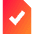 File Check Icon from Sharp Gradient Set