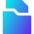 File Folder Icon from Sharp Gradient Set