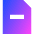 File Remove Icon from Sharp Gradient Set