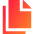 Multiple File 1 Icon from Sharp Gradient Set