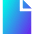 New File Icon from Sharp Gradient Set