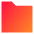 New Folder Icon from Sharp Gradient Set