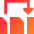Reorder PDF Icon from Sharp Gradient Set