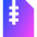 Zip File Icon from Sharp Gradient Set