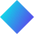 Diamond Shape Icon from Sharp Gradient Set