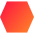 Hexagon Shape Icon from Sharp Gradient Set
