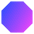 Polygon Icon from Sharp Gradient Set