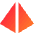 Pyramid Shape Icon from Sharp Gradient Set