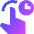 One Finger Hold Icon from Sharp Gradient Set