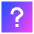 Help Question 2 Icon from Sharp Gradient Set